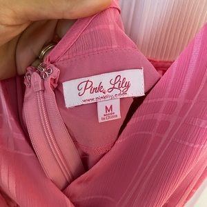 Pink Lily Hot Pink Romper